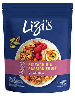 Produktbild von Lizis Passionfruit Pistachio Granola 400g