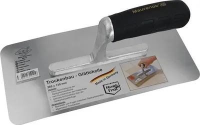 Produktbild von Glättekelle Maurerlob gebogen