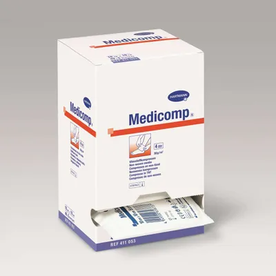 Produktbild von MEDICOMP UNSTERIL 10X10CM, 100 St KOM