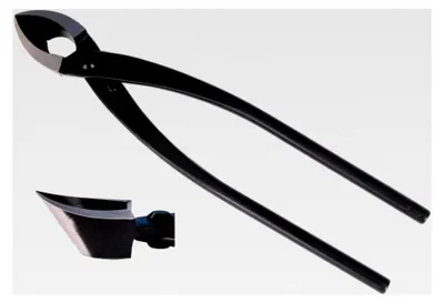 Produktbild von Bonsai - Konkavzange Dingmu 280 mm Kohlenstoffstahl schwarz