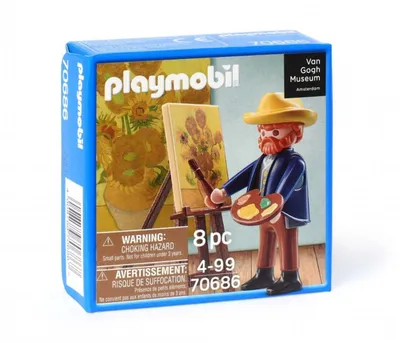 Zdjęcie produktu dla PLAYMOBIL – 70686 – Vincent van Gogh, Słoneczniki, 8 elementów, od 3 lat, wyprodukowane dla Muzeum Van Gogha w Amsterdamie