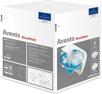 Produktbild von Villeroy & Boch Combi-Pack Avento 5656HR Oval S White CeramicPlus