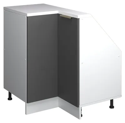 Obrázek produktu pro Rohová kuchyňská skříňka pod šikmou střechu Vicco R-Line Antracitově zlatý 75.6 cm s 1 dveřmi, Model 60621
