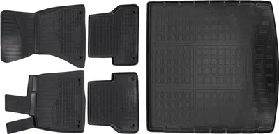 Image de 3D Tapis en caoutchouc pour Audi A6 / C7 Break 2011-2018 et bac de coffre NORM