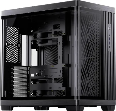 Zdjęcie produktu dla Jonsbo TK-4, Tower, PC, Czarny, ITX, ATX, Mini-ATX, Stal, Szkło, Aluminium, 17,5 cm