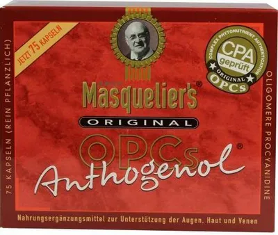 Zdjęcie produktu dla Opc Original Masqueliers Anthogenol Capsules 75 kapsułek