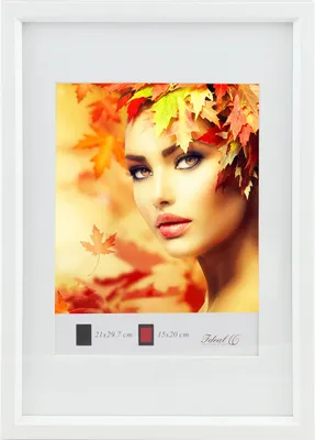 Produktbild von Metal Style Kunststoff Bilderrahmen Wanddeko Collage Poster Fotorahmen Bildträger Lifestyle - Farbe: Weiß | Format: 30x45