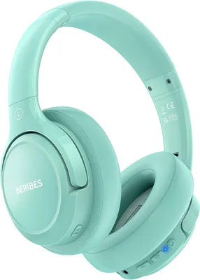 Produktbild von Over Ear, 65 Std Kopfhörer Kabellos Bluetooth mit 6 EQ-Modi,HiFi Stereo, Eingebautes Mikrofon,Faltbares Wireless Headphones für Handys/iPad/Laptops/PC