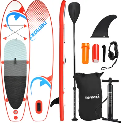 Produktbild von PB305 Stand-up Paddle Board 305x76x10cm, rot/blau