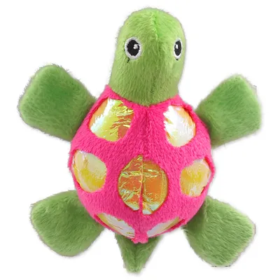 Zdjęcie produktu dla Zabawka MAGIC CAT pluszowy żółw z kocimiętką mix 11 cm 1 szt