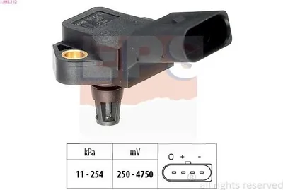 Produktbild von EPS Luftdrucksensor Höhenanpassung 1.993.112 für VW GOLF VI (5K1)