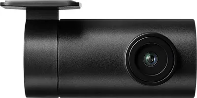 A black dashcam rear camera is shown against a white background.