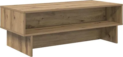 Immagine prodotto di vidaXL Tavolino in rovere artigianale 100 x 46 x 35 cm Materiale a base di legno