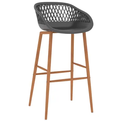 Immagine prodotto di Sgabello da bar 2 pz. Grigio