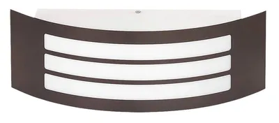 Produktbild von Roma Außenwandleuchte modern Kunststoff/Metall braun Außenlampe Wandlampe E27 14W