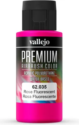 Obrázok produktu pre Prémiová fluorescenčná farba Vallejo 62035 Rose Fluo 60ml Airbrush Acrylfarbe