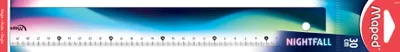 Produktbild von Maped Flachlineal NIGHTFALL TEENS 300 mm aus Kunststoff Skalenaufdruck