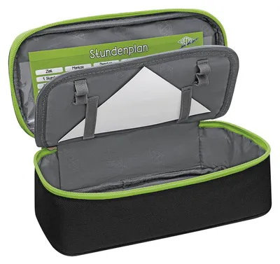 Immagine prodotto di WEDO 242 43011 Astuccio per matite WEDO con sportello interno e orario, verde