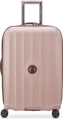 Image de DELSEY PARIS trolley Carrousel Expandable 4 Double Rolls Trolley 67 Pink rose