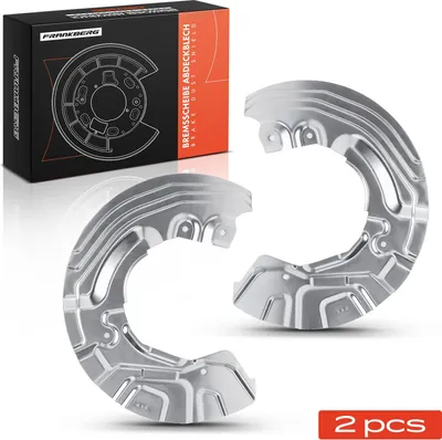 Produktbild von Frankberg 2x Ankerblech Bremsscheibe Vorderachse Beidseitig für BMW E81 116i E87 118d E88 123d E90 316i