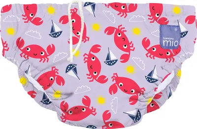 Zdjęcie produktu dla Bambino Mio SWPMCRA, Pieluszka do pływania wielokrotnego użytku, Chłopak, dziewczyna, 7 kg, 9 kg, Wzór, Bawełna, Poliester