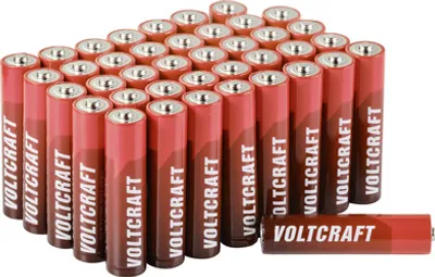 Image de VOLTCRAFT Industrial LR03 SE Micro (AAA)-Batterie Alcali-Manganèse 1300 mAh 1.5 V 40 St