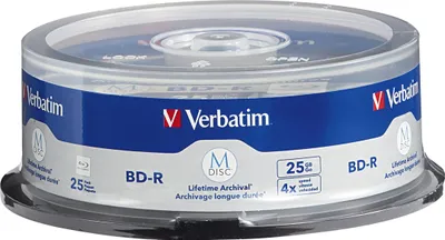 Produktbild von Verbatim M-Disc - 25 x BD-R - 25 GB 4x - Spindel
