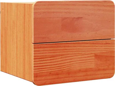 Immagine prodotto di Comodino Marrone cerato 39 x 34 x 33 cm Legno di pino massello