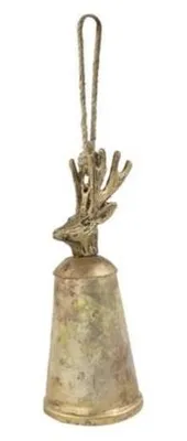 Imagen del producto de Mars & More, campana dorada, ciervo, 35 cm