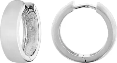 trendor 41583 Ohrringe für Damen und Herren 925 Silber Creolen Ø 18 mm 1