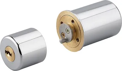 Image de Cylindre rond adaptateur T2 CAZ, 28x48mm, diamètre 33mm, 4 clés - THIRARD