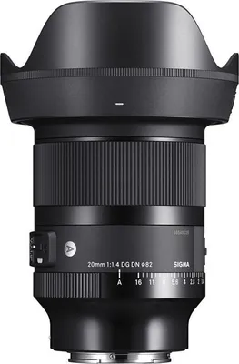 Produktbild von SIGMA 20mm f/1.4 DG DN ART Objektiv, kompatibel mit Sony E