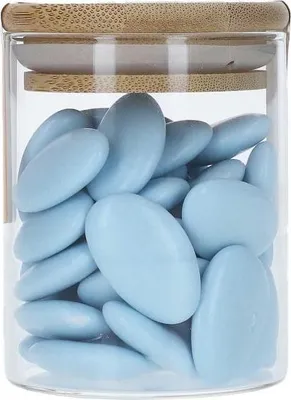 Produktbild von agilus dragees Chocomandis blau im Glas 160g