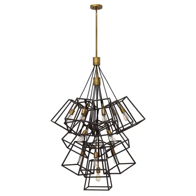 Produktbild von Elstead Fu Lighton Kronleuchter E27 13-fach Bronze