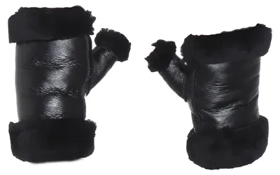 Produktbild von Armstulpen aus echtem Lammfell für Damen