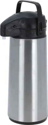 Produktbild von Excellent Houseware Edelstahl-Thermoskanne mit Spenderverschluss (1,9 L)