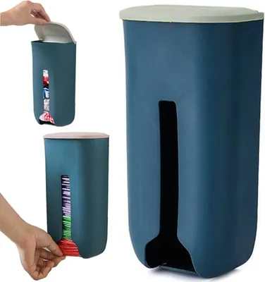 Obrázek produktu pro Verk 15919_N Zásobník na plastové sáčky, tašky modrý