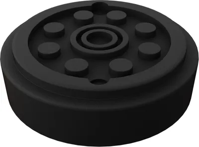 Produktbild von DEUBA® Gummiauflage klein Wagenheber Universal Ø39,5mm rutschfest Gummipad Wagenheberaufnahme Auto PKW Rangierwagenheber Stempelwagenheber Hebebühne