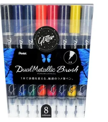 Obrázek produktu pro Pent.gfh-D8St Dual Metallic Brush Sada 8Ks