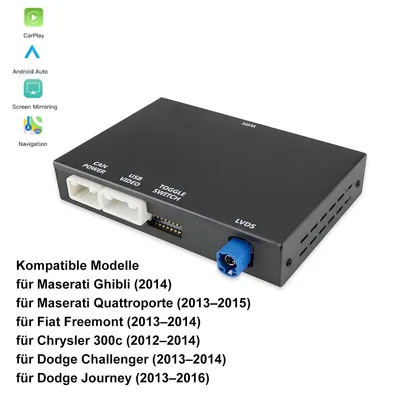 Immagine prodotto di Modulo CarPlay/Android Auto wireless per Maserati/Fiat/Freemont/Chrysler/Dodge