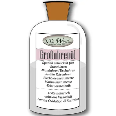 Obrázok produktu pre Hodinový olej J.D. Windles, 100 ml