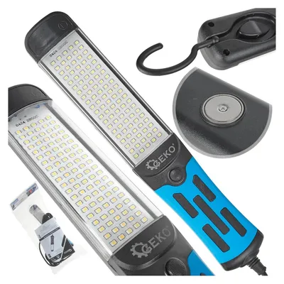 Immagine prodotto di Luce LED, magnetica con cavo di alimentazione, lampada per officina, banco da lavoro, 5 m Geko