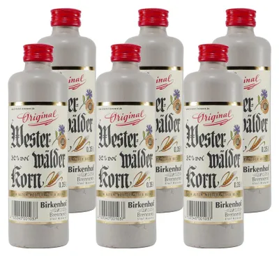 Produktbild von Birkenhof Westerwälder Korn (6 x 0,35L)