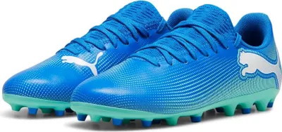 Produktbild von Puma Kinder FUTURE 7 PLAY MG Jr Fußballschuhe - 108019, Farbe:Blau, Kinder Schuhe:37