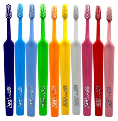 Produktbild von 10x TePe Select compact Zahnbürste Soft -   kleinere Zahnbürste
