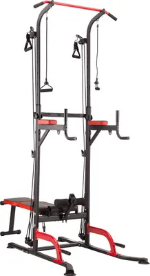 Produktbild von Multifunktionaler Power Tower mit Klimmzug- & Dip-Stangen