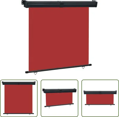 Image de The Living Store Store de balcon 165x250 cm rouge