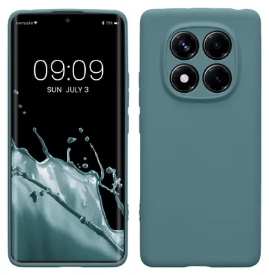 Produktbild von kwmobile Handyhülle für Xiaomi Redmi Note 14 Pro 4G Hülle - weiches Handy Silikon Case - Schutzhülle Cover - Arctic Night