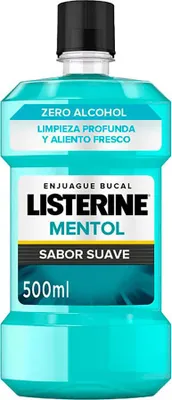 Image de Listerine Zero Menthol 500ml Antiseptique Buccal Sans Alcool - Listerine
