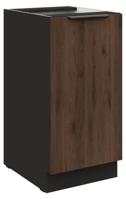 Produktbild von Küchen Unterschrank 40 cm Küche MONZA Okapi Nußbaum Küchenzeile Küchenblock